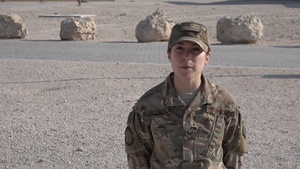 Staff Sgt. Jennifer Billings' Christmas/Holiday "Shout Out"