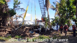 Hurricane Maria Response Crews Conduct Salvage Operations in Las Croabas, Puerto Rico