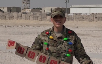Staff Sgt. Isela Gonzalez Gives a Christmas/Holiday &quot;Shout Out&quot;