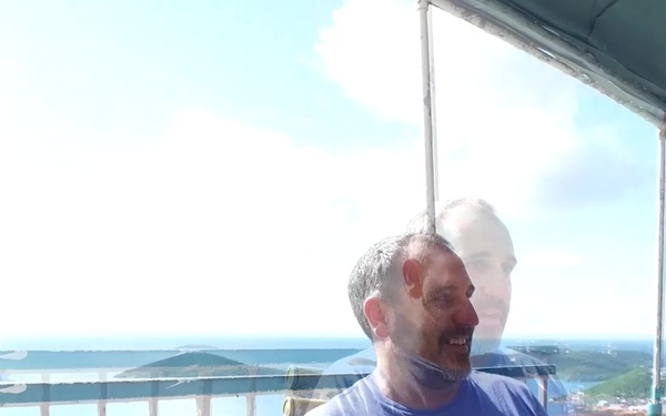 Hurricane survivor gets surprise visit from Coast Guard