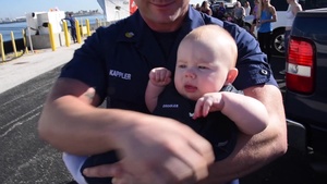 Coast Guard Crew from St. Petersburg Returns Home in Time for the Holidays