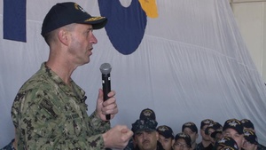 CNO All Hands Call Onboard CVN 76 - Part A