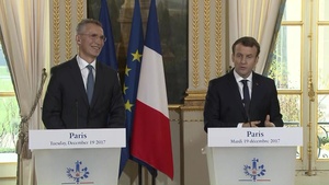 NATO Secretary General Met with French President Emmanuel Macron