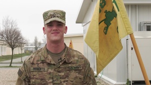 Holiday Greeting: Pfc. Austin Roberts