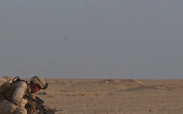 Marine Expeditionary Unit's Battalion Landing Team trains in Kuwait