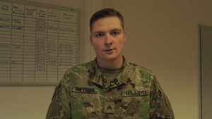 Holiday Greeting: Sgt. Lucas Tretsven