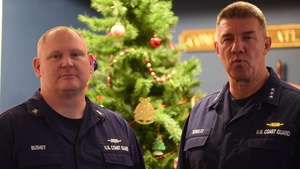 Coast Guard Atlantic Area commander and Command Master Chief give holiday message