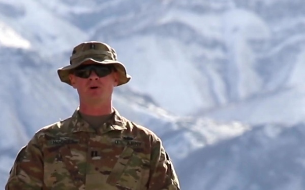 U.S. Army Capt. Michael T. Moores 2017 Holiday shout-out Atlanta Hawks Fans