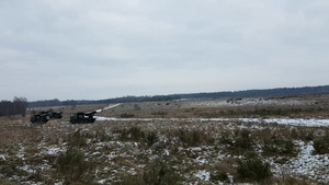 Battle Group Poland- Croatian fires coordination exercise