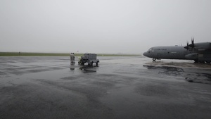 Santa's C-130J visits Chièvres Air Base