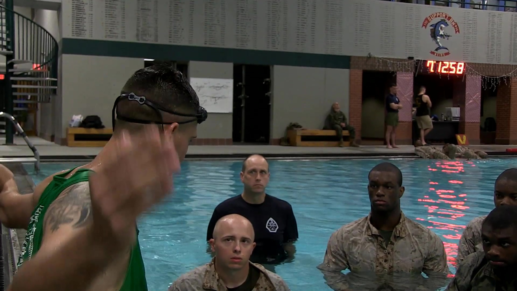 Marine boot clearance camp swim week