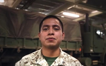 Holiday shoutout from Lance Cpl. Rudy Aguilar aboard FS Tonnerre