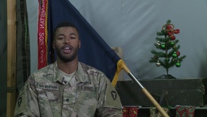 SPC Kavonta Mayweather  Holiday Greetings Dallas, TX