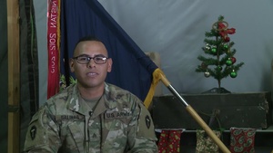 SGT Moises Salinas Holiday Greetings Fort Worth, TX