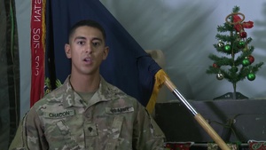 SPC Erik Chacon Holiday Greeting Fort Worth, TX