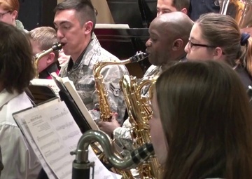 ANG Band of the Northeast Performs Holiday Concert
