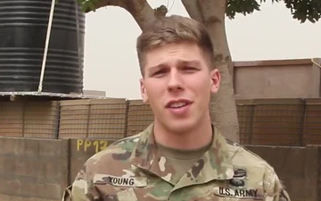 Deployed Soldier Holiday Message from Cameroon