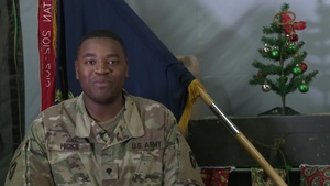 SPC Quentin Hicks Holiday Greetings Dallas, TX
