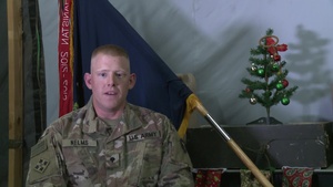 SPC Nathan Nelms Holiday Greetings Fort Worth, TX