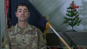 SPC Eric Allen Holiday Greetings Fort Worth, TX