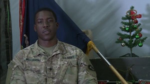 SPC Michael Williams Holiday Greetings Austin, TX