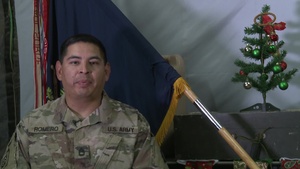 SFC Emanuel Romero Holiday Greetings Jacksonville, TX