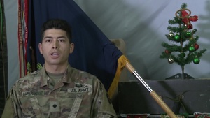 SPC Luis RamirezGonzalez Holiday Greetings Plainfield, IL