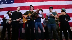 USO Holiday Tour aboard USS Theodore Roosevelt