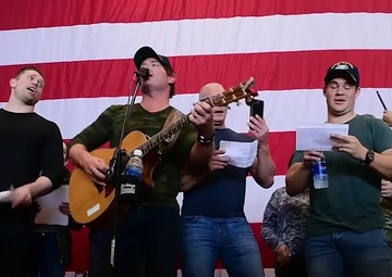 USO Holiday Tour aboard USS Theodore Roosevelt