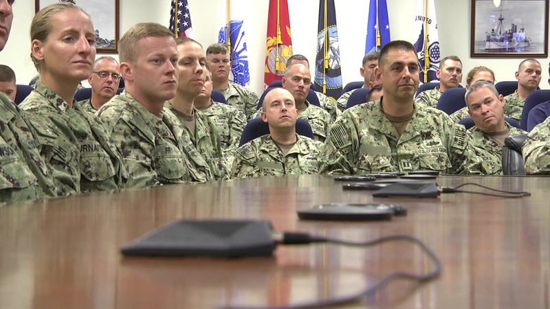 JTF-GTMO Troopers participate in Christmas Eve video teleconference with President Trump