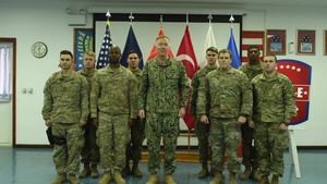 Fort Bragg Holiday Shout Out from Kosovo