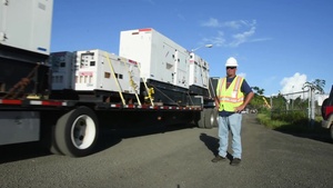 Transfer temporary emergency generators