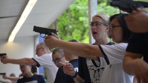 Midshipmen Qualify on Small Arms: Plebe Summer