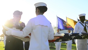 Rota Independence Day Flag Raising