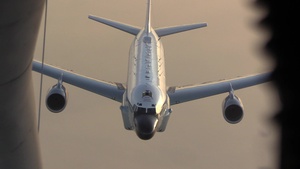 KC-135 refuels an RC-135W over Afghanistan