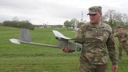 Ohio Army National Guard Soldiers Raven RQ11B Raven