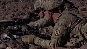 EARF Soldiers Train on Suppressive Fire During Live Fire Exercises