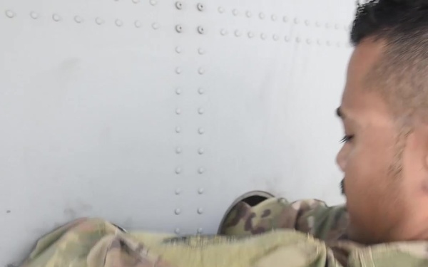 455 EAMXS crew chief ensures C-130J's get essential item's to thier destination