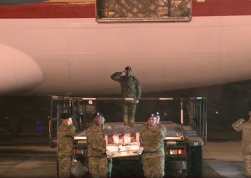 Army Sgt. 1st Class Mihail Golin -- Dignified Transfer