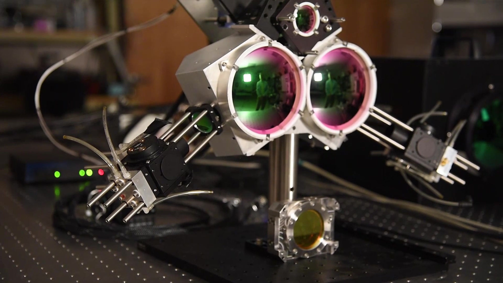 Optical Sciences Corporation, a small business based in Huntsville, Alabama, specialize in hardware-in-the-loop simulations, and the testing of infrared sensors. Their infrared scene projector technology enhances the Air Force mission by improving their ability to test their sensors in their ground test facilities. <br /><br />With funding from the Air Force SBIR/STTR program, Optical Sciences developed a digital micro mirror device and applied it to the testing of infrared missile seekers. Additionally, they figured out how to use this technology in a space simulation chamber at Arnold Engineering Development Complex, where the device operates in temperatures below 100 kelvin, and within a vacuum environment.