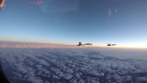 U.S. Air Force conducts intercepts during Baltic Air Policing mission
