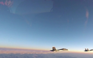 U.S. Air Force conducts intercepts during Baltic Air Policing mission