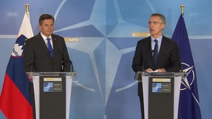 Visit to NATO by the President of the Republic of Slovenia