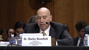Dr. Charles Rosenfarb Testifies Before the Senate Foreign Relations Committee