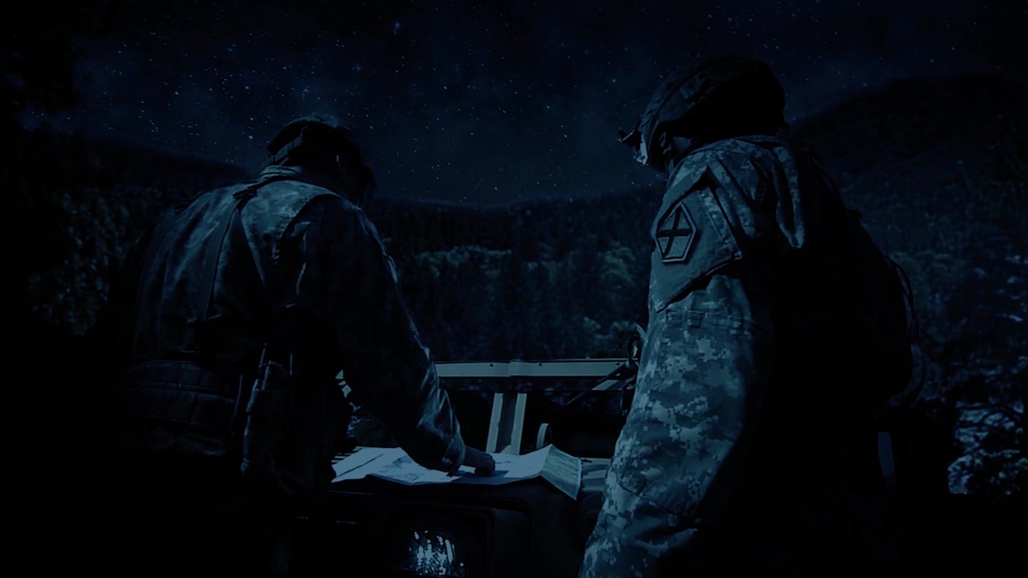 This video provides advance awareness of Blue Horizon and role Air Force plays in securing U.S. and allied troops. The video shows two troops in a foxhole with the sound of a jet overhead.