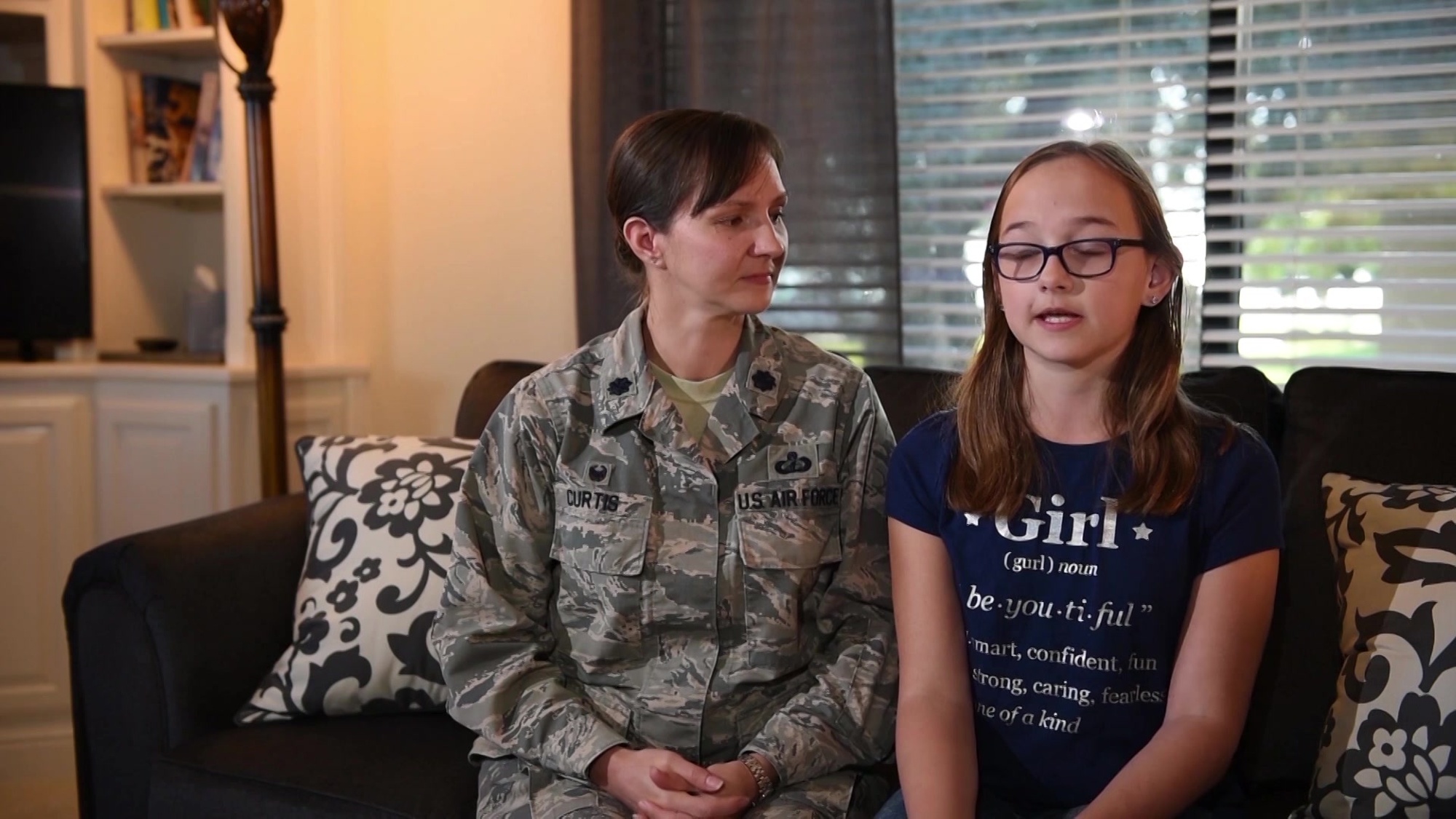 Dr. Love shares a story from the commander of the 60th Contracting Squadron, Travis Air Force Base, Calif., on fire safety.  Lt. Col Katrina Curtis, and her daughter, Mackenzie, explain how a school project saved their lives.  They urge everyone to make a plan, have a plan and don't wait until it's too late.