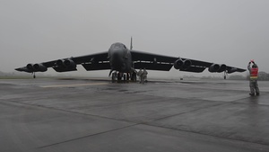 Bombers arrive in UK