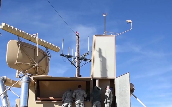 Air traffic controllers conduct field training