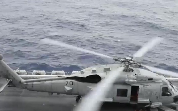 The &quot;Saberhawks&quot; Join Amphibious Assault Ship USS Bonhomme Richard