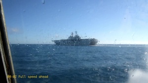 A Landing Craft Air Cushion Lands on the Beach